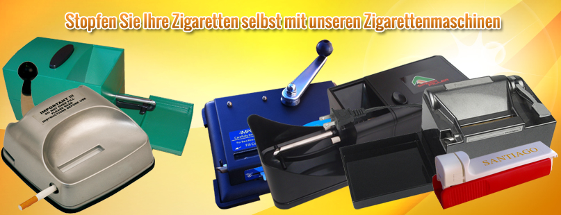 Zigarettenmaschinen günstig online kaufen / bestellen im Online Tabak Shop von Tabac-Trends.ch
