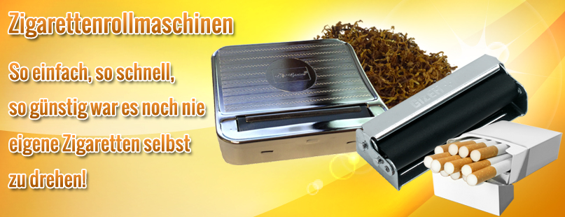 Zigarettenrollmaschinen günstig online kaufen / bestellen im Online Tabak Shop von Tabac-Trends.ch